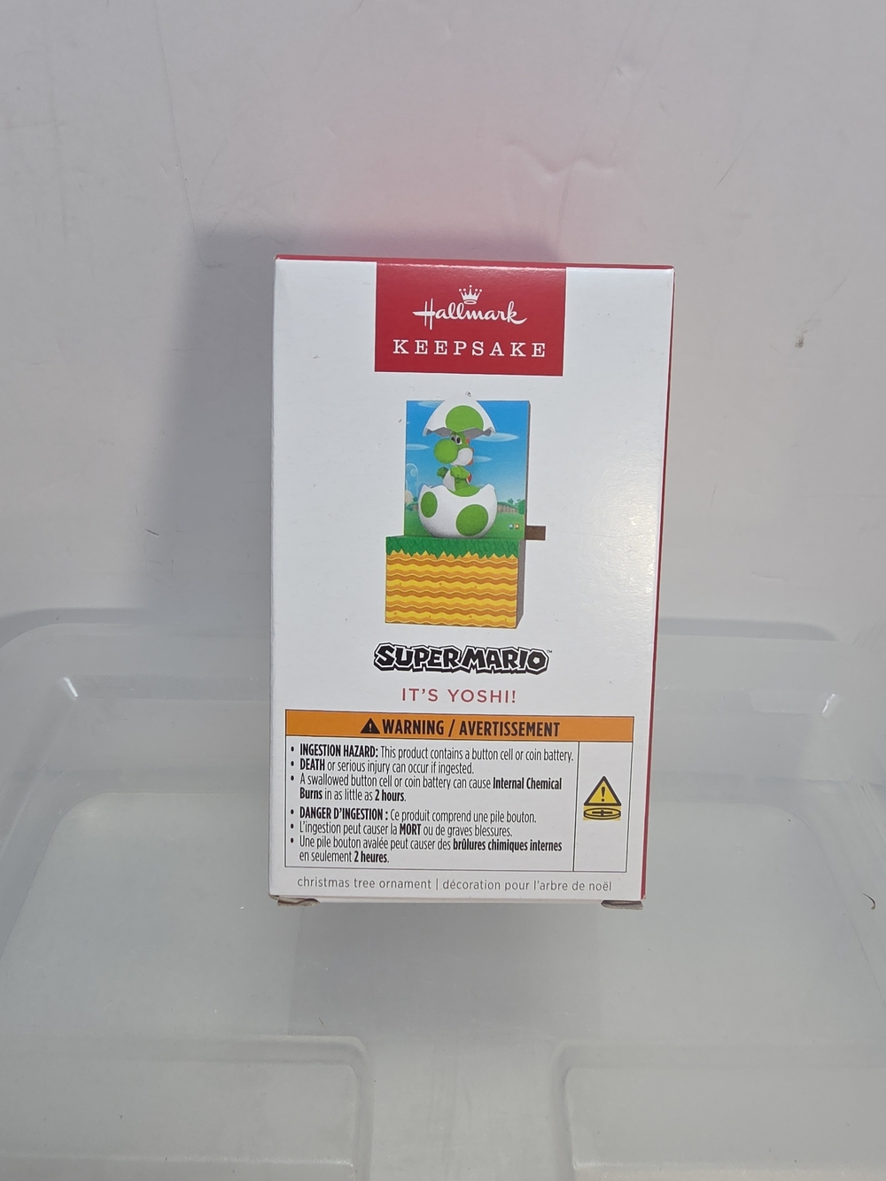 2026 Hallmark Keepsake Super Mario It's Yoshi Sound Christmas Ornament NIB (Y1)